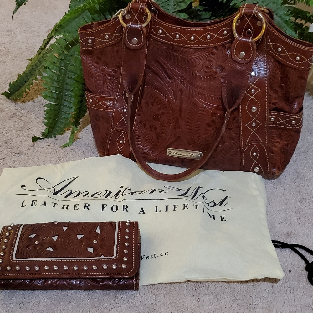 American West Leather Handbag